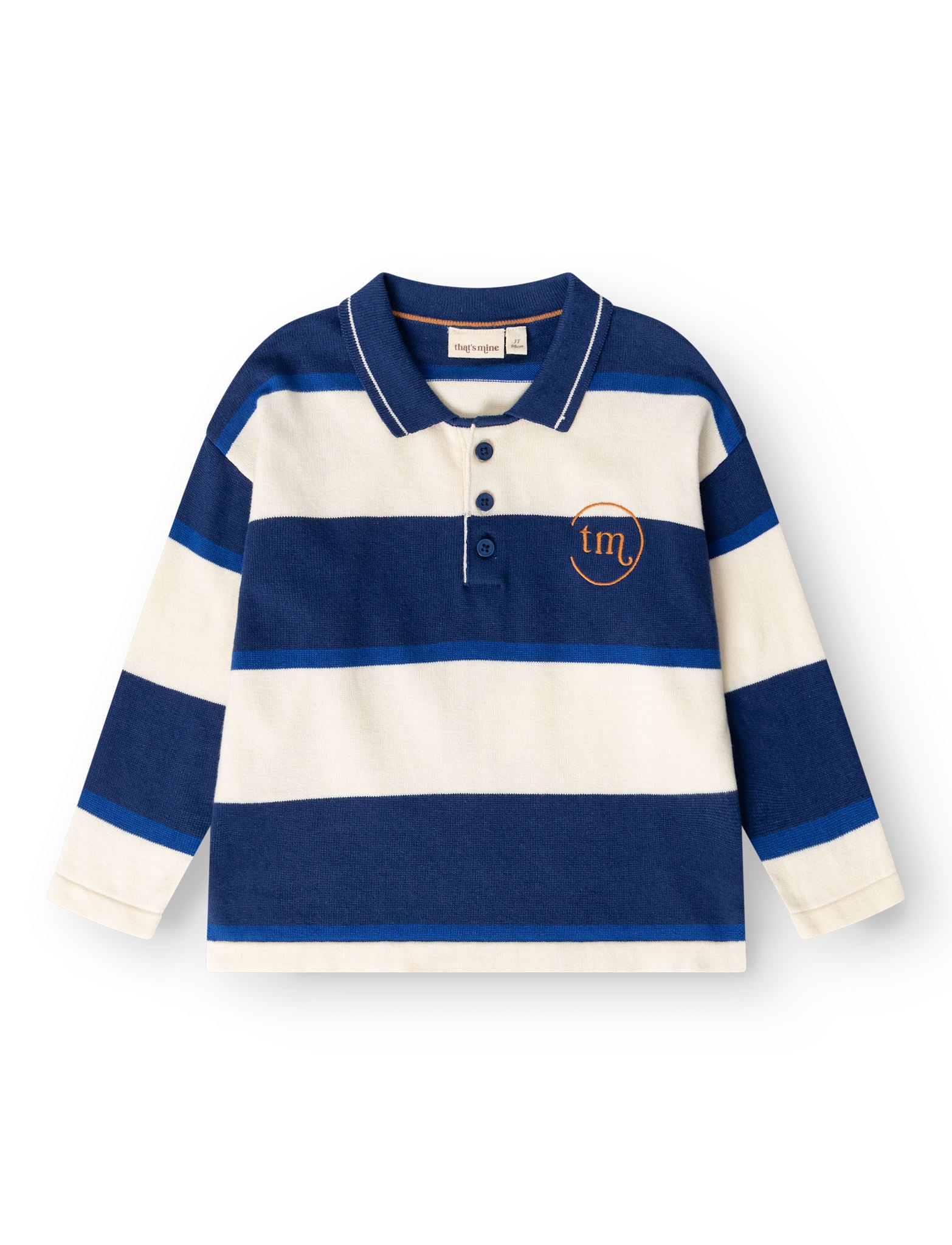 That Apos   Mine Vagnar Sweater Blue Stripe 74cm 9m
