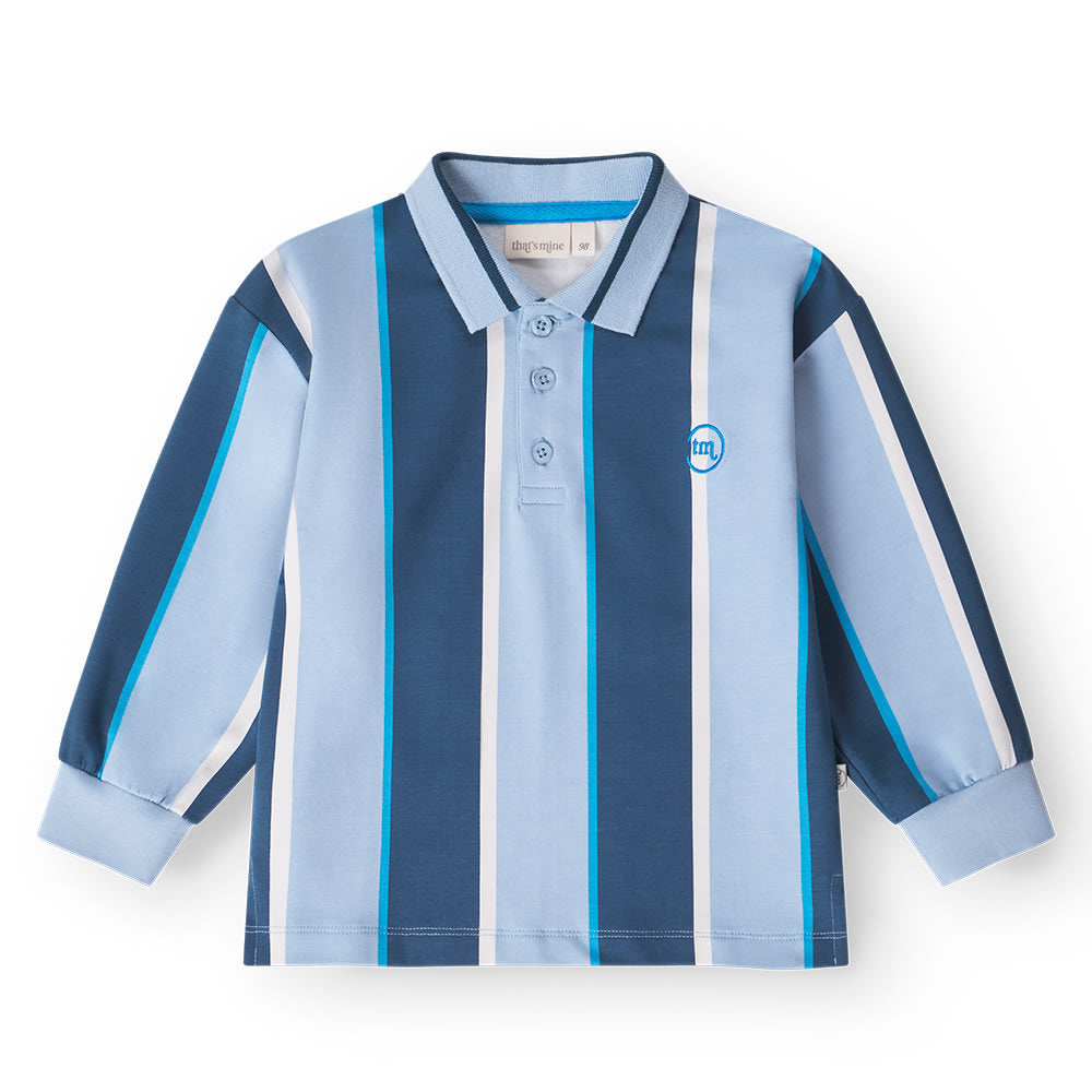 That Apos   Mine Victor Polo Trøje Multi Stripe 80cm 12m