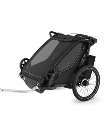 Thule Chariot Sport 2 - Sort Børnecykelvogn til Aktive Familier