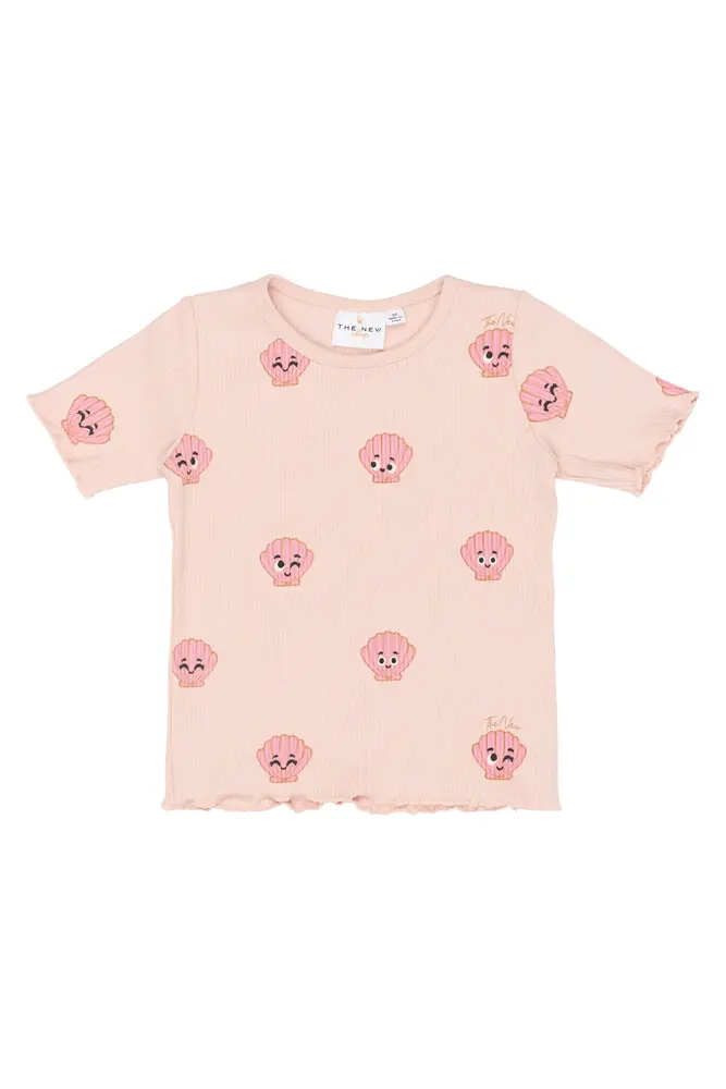 Tinker Rib -shirt Peach Whip Aop 110