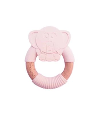 Tiny Tot Bidering - Elefant i Støvet Rosa - Tilbud!