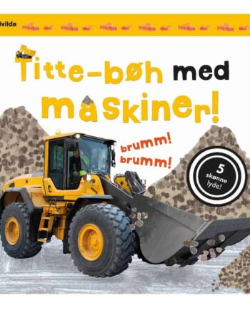 Titte-bøh: Interaktiv Papbog med Maskiner og Lyde