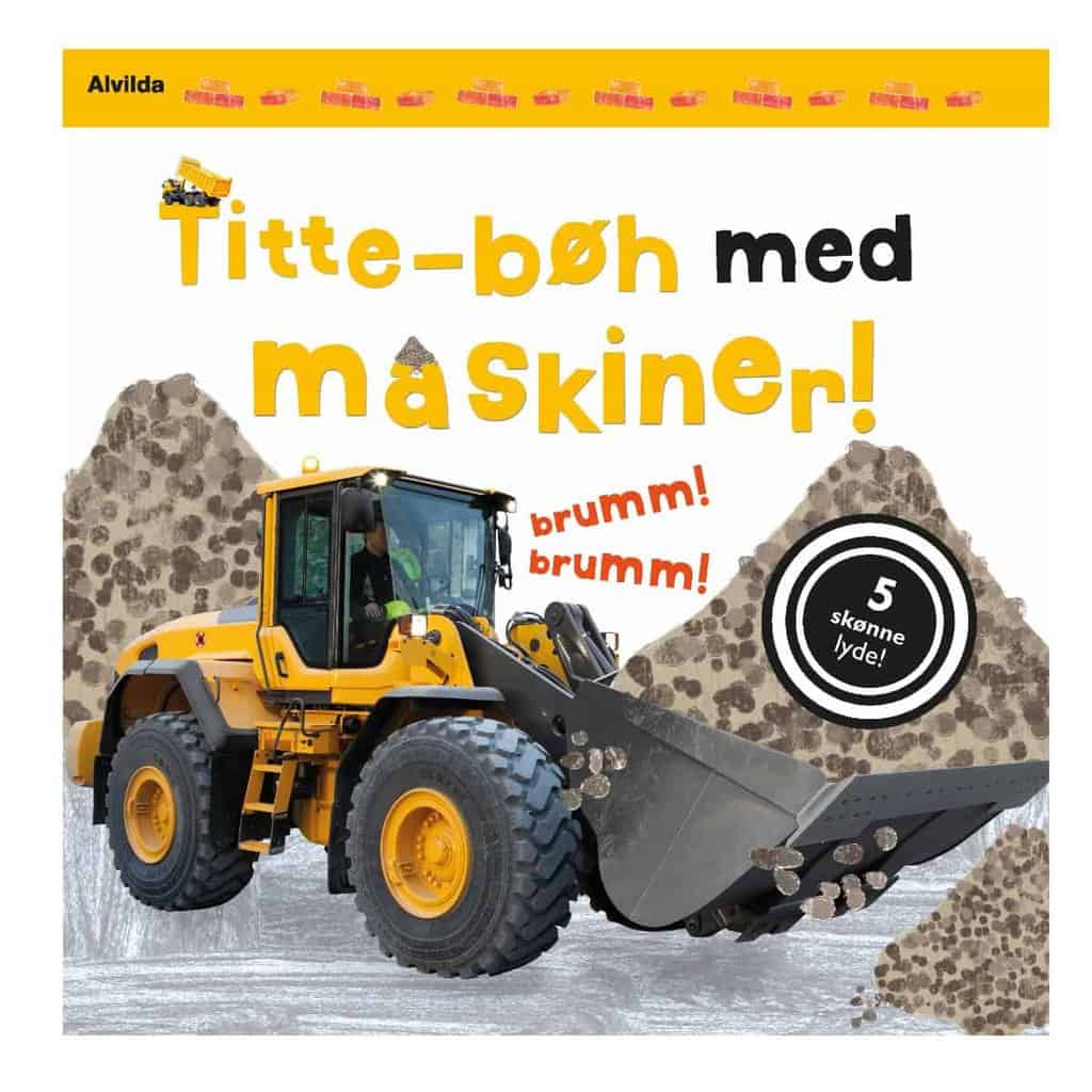 Titte-bøh: Interaktiv Papbog med Maskiner og Lyde