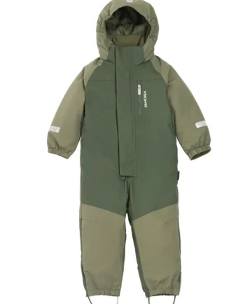 Toasty Vinter Termo Flyverdragt i Olive - Hold dit barn varmt!