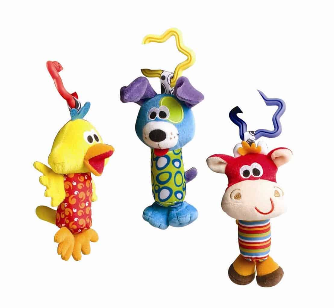 Trinkle Trio Rangle - Farvestrålende Rangler til Baby