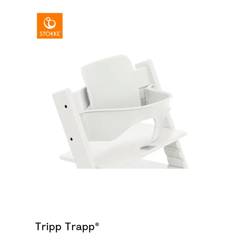 Tripp Trapp® Baby Sæt i Hvid – Komfortabel Højstol