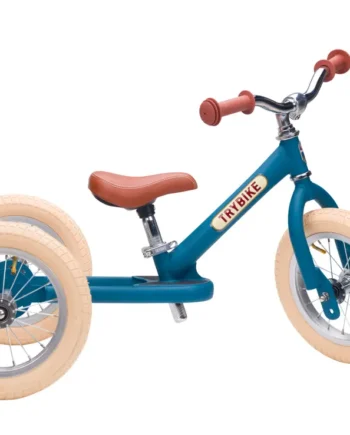 Trybike Vintage Blå Trehjulet Løbecykel til Børn