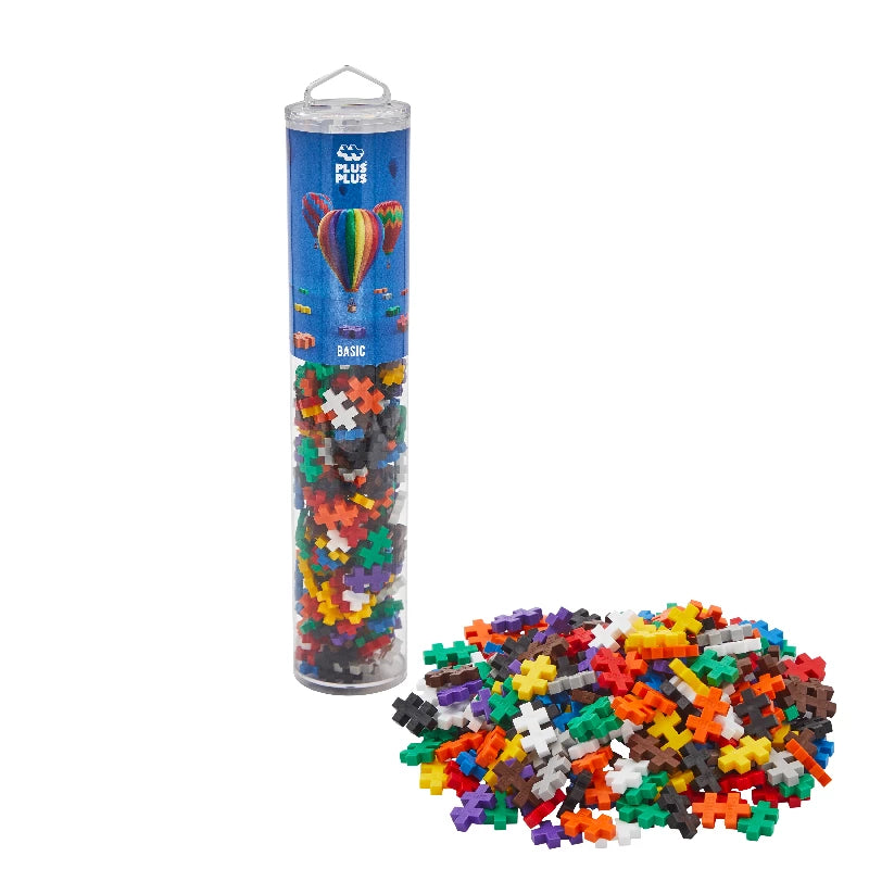 Plus-Plus Basic Mix - 240 Brikker i Rør til Kreativ Leg