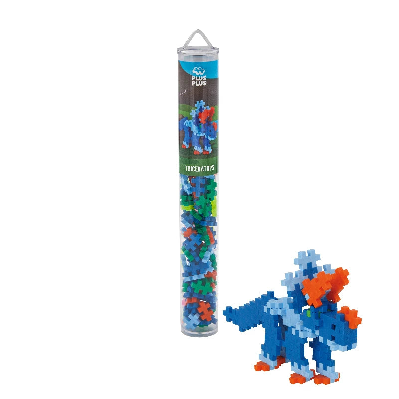Byg din egen Triceratops med 100 Plus-Plus brikker!