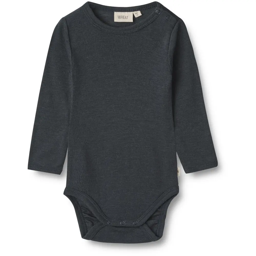 Uld Body Langærmet Lucca - Navy til Vinterens Kolde Dage