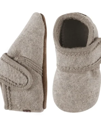 Beige Melange Uld Hjemmesko – Fantastisk Tilbud!