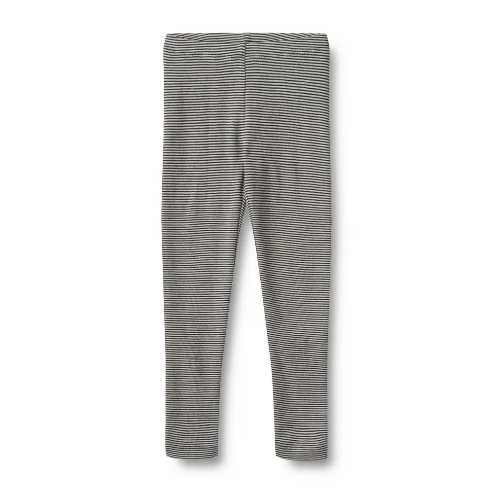 Uld Leggings Agi – Navy Striber til Vinterens Kolde Dage