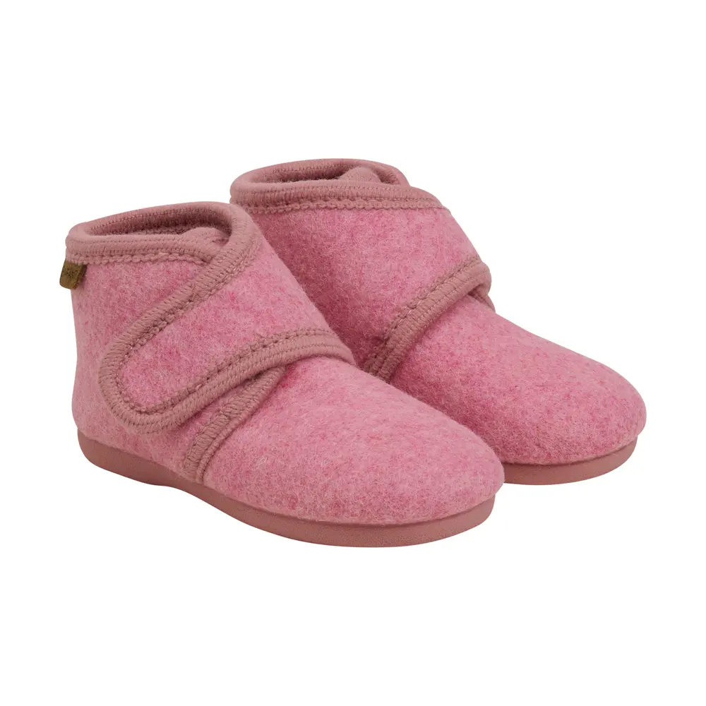 Uldhjemmesko med Velcro – Wild Rose fra En Fant