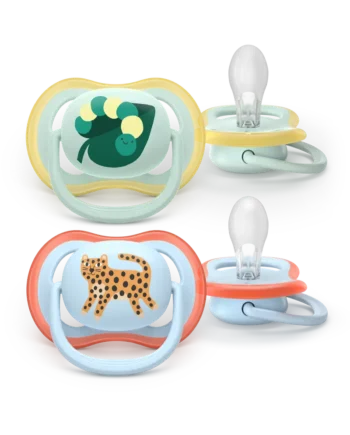 Ultra Air Soother – Sut til babyer i lysegrøn og lyseblå