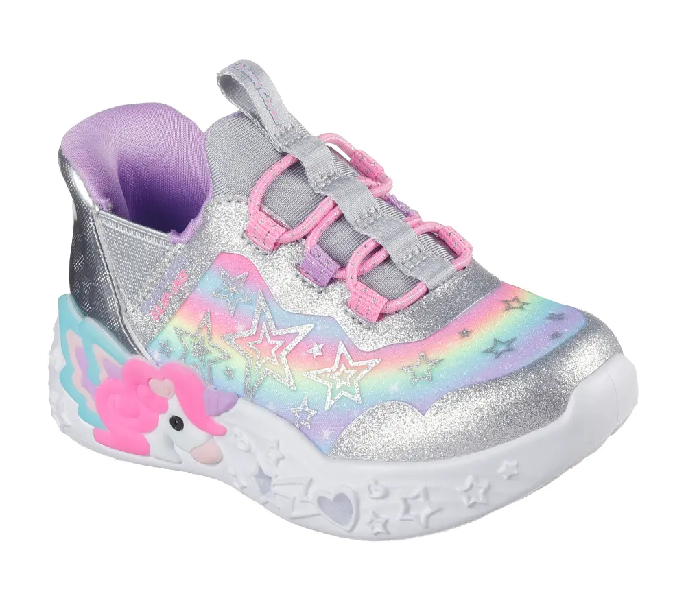 Unicorn Charmer Lil Starlite Sneakers med Lys på Tilbud