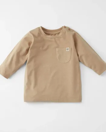 UV Langærmet T-shirt - Peannut Brown fra Cloby
