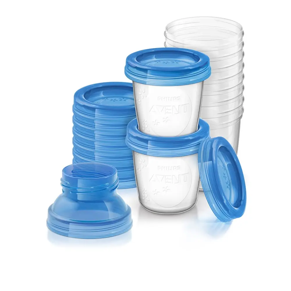Philips Avent Opbevaringskopper med Låg - 10 Stk. 180 Ml