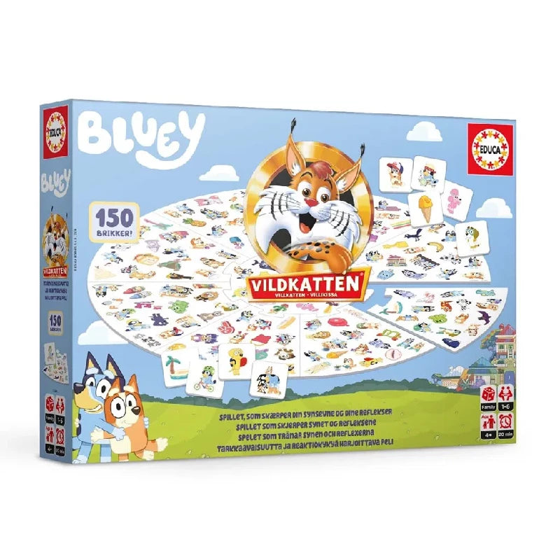 Vildkatten Bluey Edition: Sjovt og Lærerigt Spil!