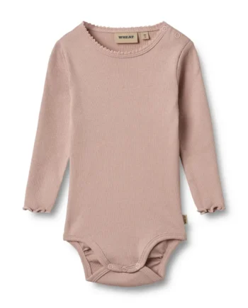 Langærmet Økologisk Baby Bodystocking Regitze fra Wheat