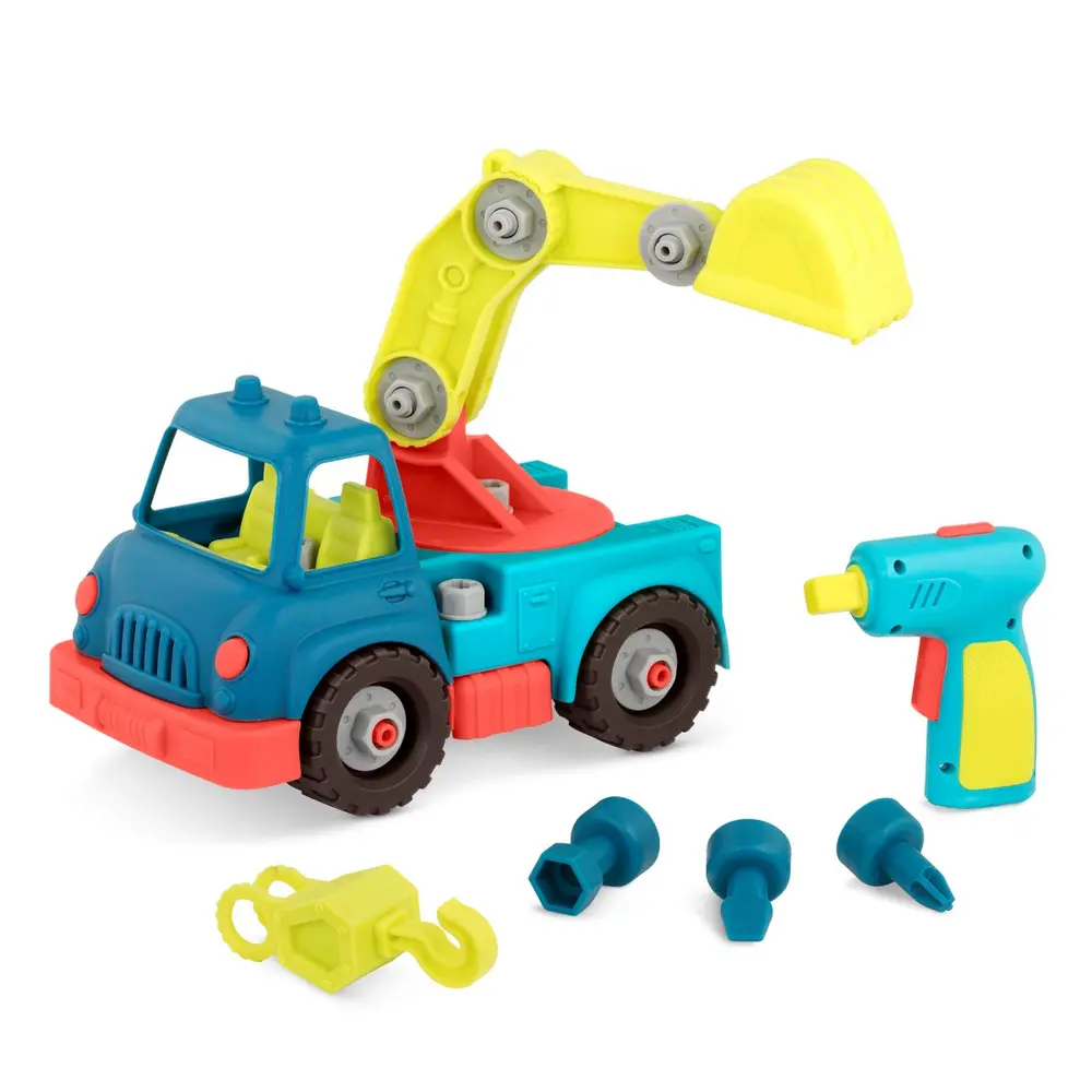 Wonder Wheels Skru-Sammen Bil - Leg og Læring til Børn