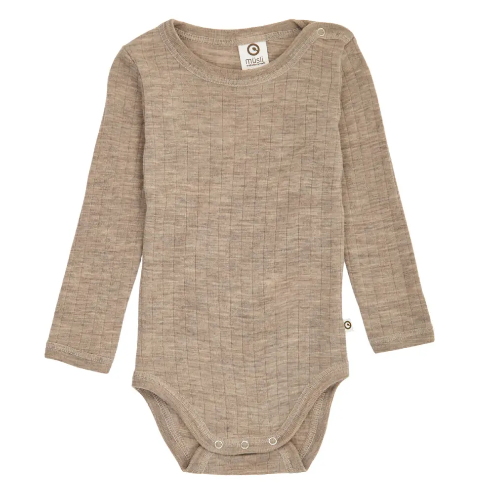 Komfortabel Merinould Bodystocking fra Müsli - Udsalg!