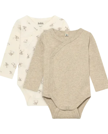 Wrap Body Langærmet 2-pak til Baby - Komfort og Stil