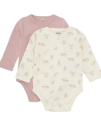 Wrap Langærmet Bodystocking 2-pak fra BeKids