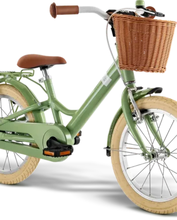 Youke Classic 16 Alu Legecykel med Kurv - Retro Grøn