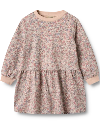 Zenia Sweatkjole - Rose Dust Flowers til børn