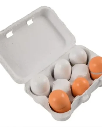 Æggebakke med 6 Trææg – Kreativ Køkkenleg til Børn!