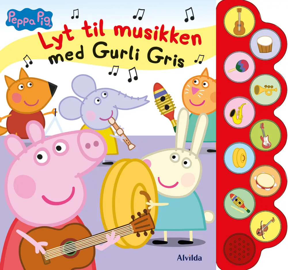 10-knaps Lydbog - Gurli Gris Musikalsk Eventyr
