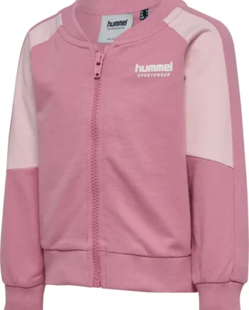 Loose Block Zip Trøje Pale Lilac 86