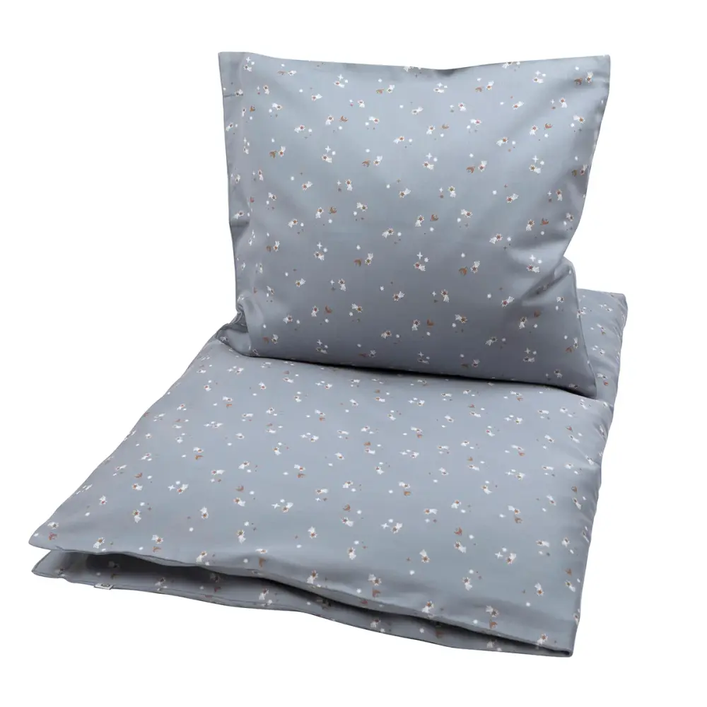 Økologisk Baby Sengetøj 70x100 Cm - Stars Tilbud!
