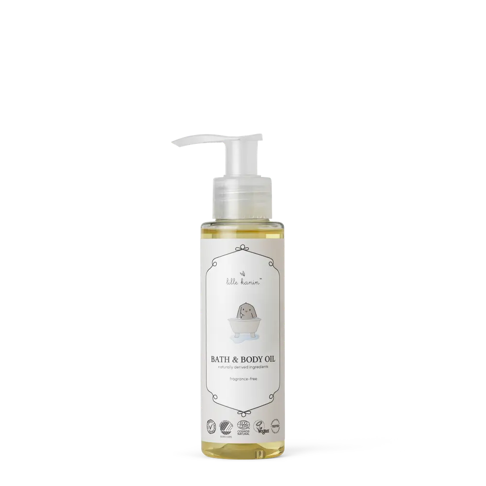 Fugtgivende Baby Olie 100 ml fra Lille Kanin - Tilbud!