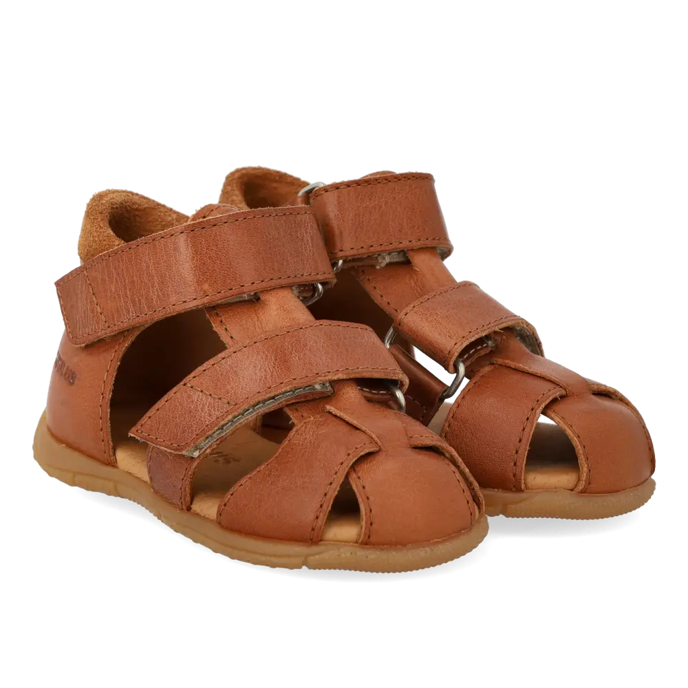 Begynder Sandal Velcro Cognac Cognac 21