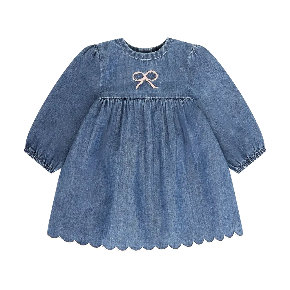 Bekids Kjole Medium Blue Denim 70