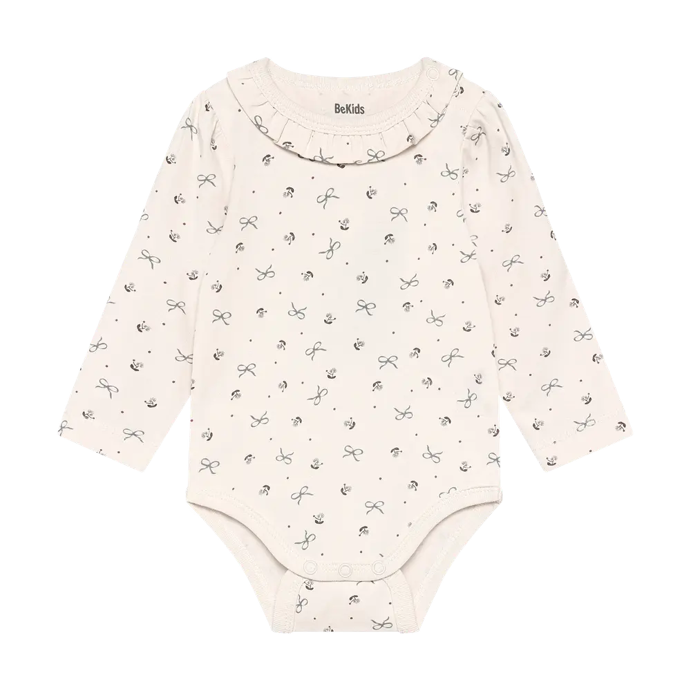 Bekids Langærmet Body White Sand 80