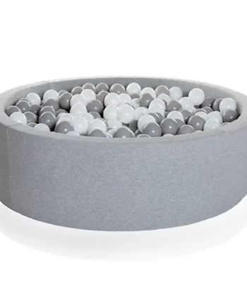 Bekids Rundt Boldbassin 90x30 Cm Med 150 Bolde Lysegrå