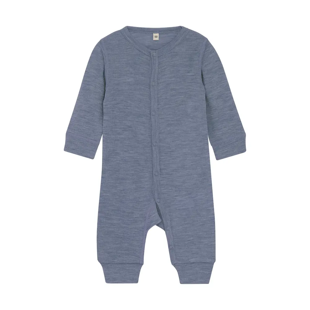 Uld Jumpsuit i Folkstone Gray Melange fra Bekids