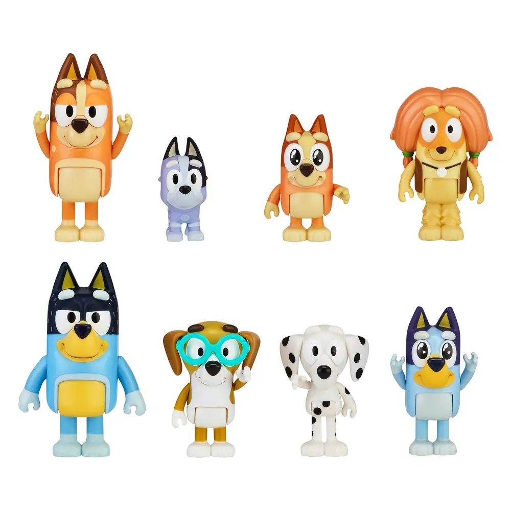 Bluey Figurer - Familie og Venner Pakke