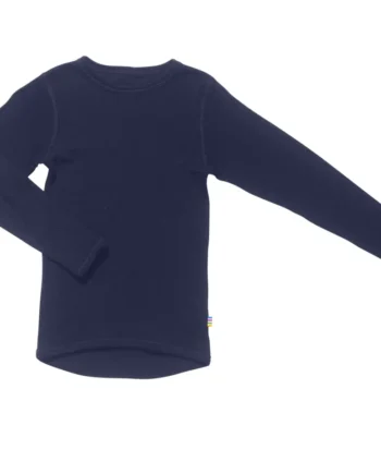 Navy Uldbluse med Lange Ærmer fra Joha - Komfortabel Stil