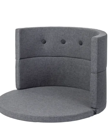 Børnesofa Cirkel - Mørkegrå Knap på tilbud!