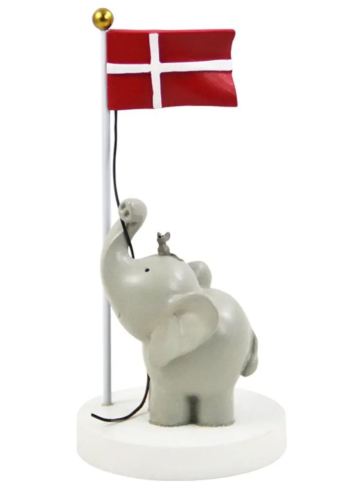 Bordpynt med Elefant og Mus - Festlig Dekoration til Børn!