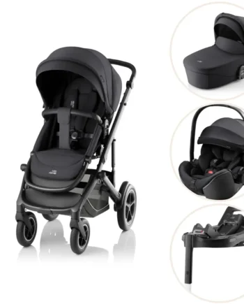 Smile 5z Style Inkl  Liggedel  Babysafe Pro Og Vario Base Carbon Black