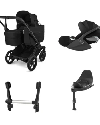 Bugaboo Fox   Renew Complete Black Heritage Black   Cybex Cloud     Base     Adapter