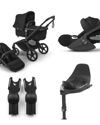 Bugaboo Fox   Renew Complete Black Heritage Black   Cybex Cloud     Base     Adapter