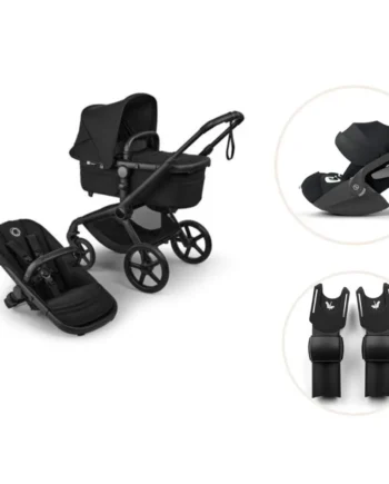 Bugaboo Fox   Renew Kombivogn Inkl  Cloud   Autostol Og Adapter Heritage Black Black