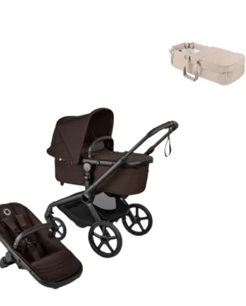 Bugaboo Fox   Renew Kombivogn Med Babynest Cocoa Brown Taupe