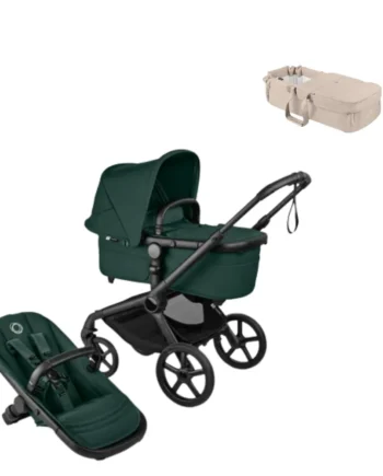 Bugaboo Fox   Renew Kombivogn Med Babynest Fern Green Taupe