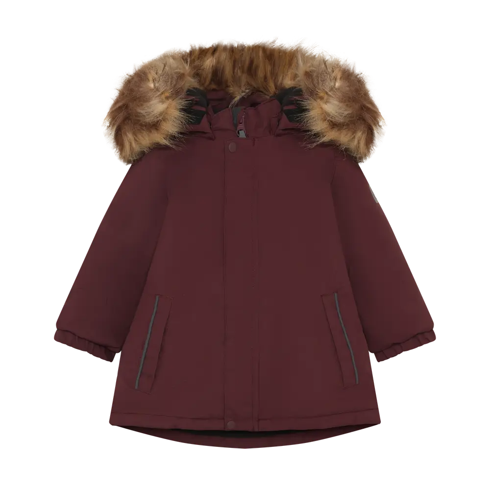 Color Kids Parka    Fake Fur Catawba Grape 98